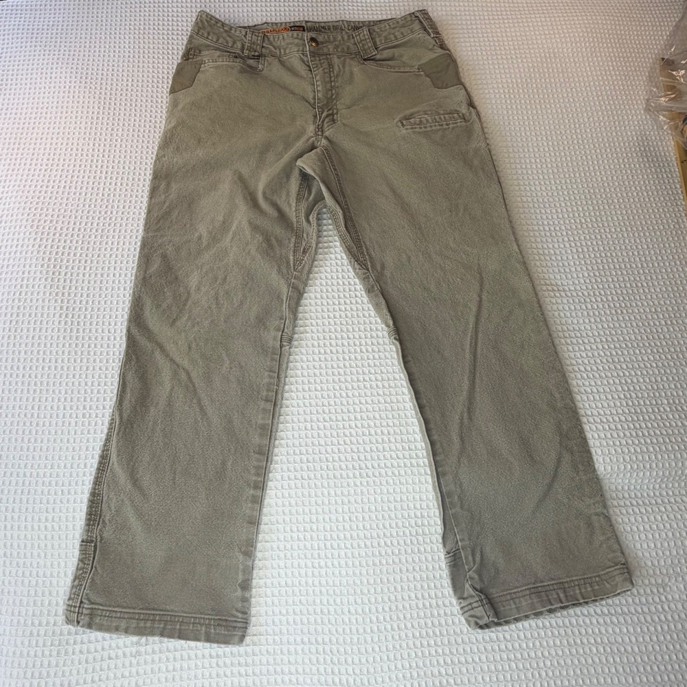 Noble Outfitters FullFlexx HammerDrill Canvas Work Pants Green Mens34x30 Utility